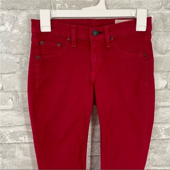 Rag&bone Red Skinny Legging Jeans for Intermix - Picture 3 of 11
